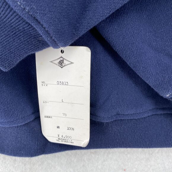 Bear Snow Boards Size Large Sweat Shirt Logo 1990's Blue Graphic Vintage Y2K - Picture 9 of 14